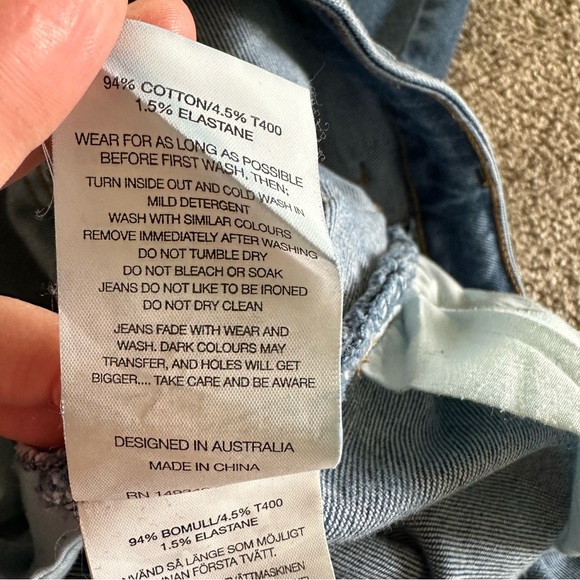 ROLLA'S Eastcoast Crop Flare Jeans - Tracey Blue Size Size 29 - Picture 9 of 15